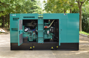 New type silent generator with top lifting lug and forklift hole