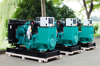 3 sets diesel generator set powered by Cummins 4BT3.9-G2