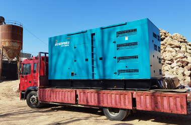 600kW diesel generator set sales to China for crushing stone machine