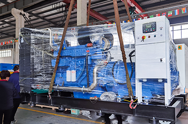 500kW Diesel generator set for construction site use.