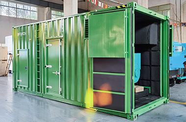 Cummins container type diesel generator set for American factory
